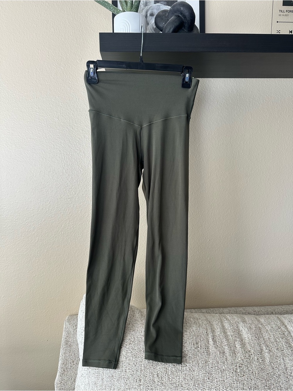 aerie Olive Green High-Waist Leggings